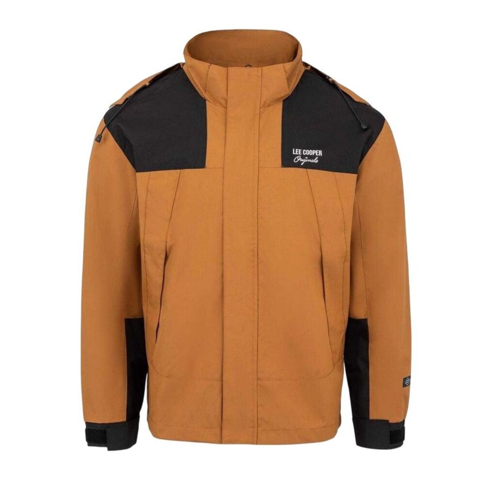 Lee Cooper Mens Colour Block Polyester Outdoor Jacket / Caramel